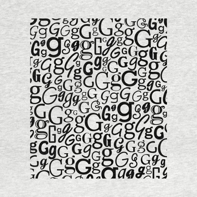 G - Typography (Black) by gillianembers